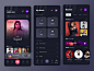 Radio AVA - Music Player App Ui Design