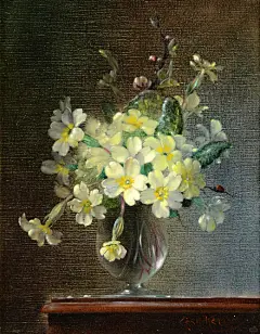 分享世界名画(花卉)塞西尔肯尼迪《春之花》 - 小红书