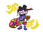 《哪吒》同人 动漫 动画 国产动漫 敖丙 红孩儿 哪吒 涂鸦 人设 潮 原创插画 同人图 插画