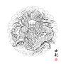 其中包括图片：正龙与行龙图案,龙图案龙纹 - 伤感说说吧
