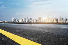 城市道路与城市建筑景观