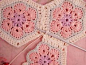 join the hexagons as you crochet them!  Tons of great tutorials on this site.