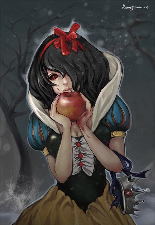 小乱rann  的插画 白雪公主