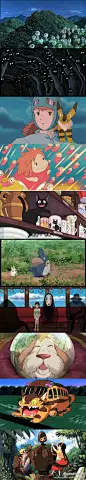 宫崎骏动画十大最萌配角：1.《幽灵公主》木灵、2.《龙猫》灰尘精灵、3.《风之谷》迪多、4.《悬崖上的金鱼公主》波妞妹妹们、5.《魔女宅急便》黑猫吉吉、6.《龙猫》小龙猫、7.《千与千寻的神隐》无脸男、8.《哈尔的移动城堡》茵、9.《龙猫》猫巴士、10.《天空之城》木机器人兵，你觉得谁最萌？