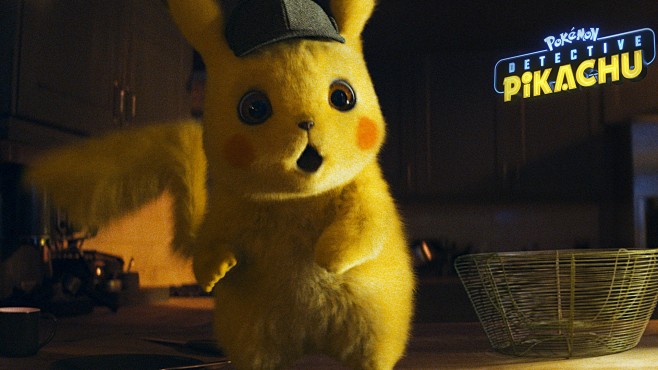 大侦探皮卡丘可爱剧照高清桌面壁纸