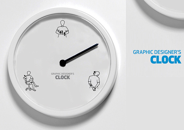 专为图形设计师设计的钟表