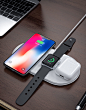 三合一iPhonex无线充电器airpower苹果X手机xs max专用iPhone8Plus无限xr小米9华为车载快充8p科创美-tmall.com天猫