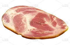 火腿肠孤立在白色