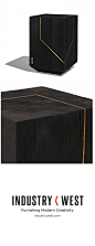 Industry West is proud to be the exclusive U.S. retailer of the Bucharest based Materia Studio. Established in 2014 by a collective of young creatives Materia focuses on the natural beauty of raw materials and sustainable design. The Faug End Table is a s