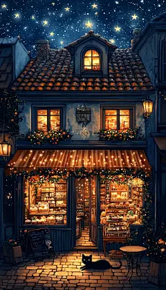 壁纸｜圣诞·街景 - 小红书