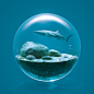 Shark Shower Curtain projects | Behance 上的照片、视频、徽标、插图和品牌