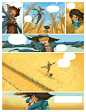 THE WIZARD OF OZ comic book PAGES : Pages from the comic book "Le Magicien d´Oz", a french adaptation (three books) from David Chauvel at the script, Delcourt Editions.