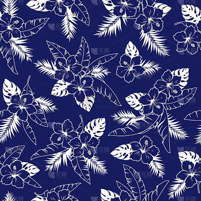 hibiscus-flower-pattern