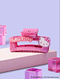 其中包括图片：Hello kitty hair clip on SHEIN
