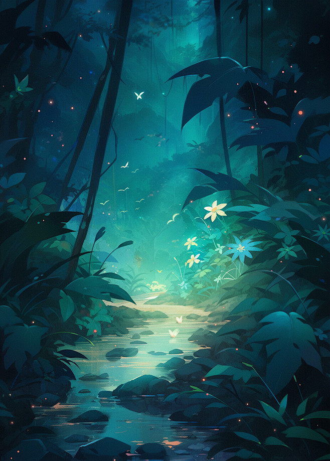 {AI系列}西方插画（场景）（卡通，写实...