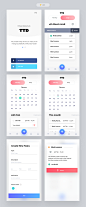 To Do List app ui .sketch素材下载 - 豆皮儿