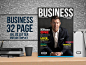 32页极简商业化杂志模板BUSINESS 32 Page Magazine :  