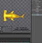 捕鱼游戏俯视普通鱼类/boos鱼凤凰金龙spine骨骼动画作UI美术素材-淘宝网