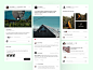 56 examples of content-stream layout – Muzli -Design Inspiration : via Muzli design inspiration