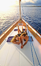 【美图分享】Gable Denims的作品《Caucasian couple sunbathing on yacht deck》 #500px# @500px社区