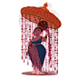 An exploration for The Lady from Frank R. Stockton's "The Lady, or The Tiger?" ☂️ | Instagram