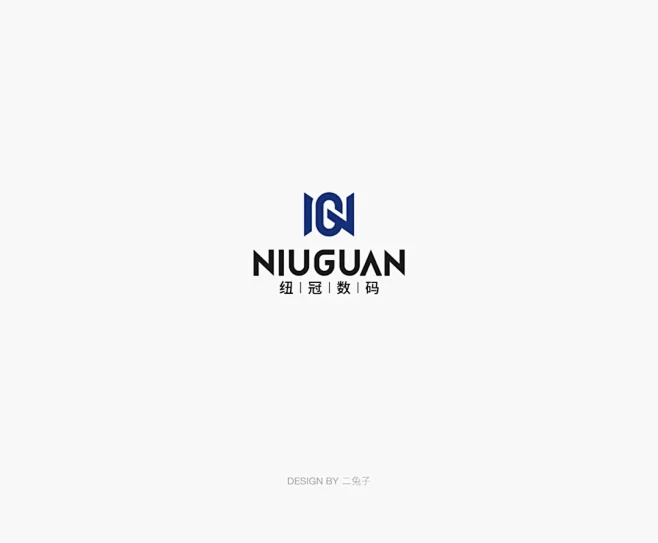 学LOGO-纽冠数码-数码logo-多字母构成-Nlogo-Glogo-简洁logo-现代logo-花瓣网
