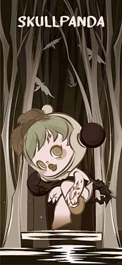 壁纸更新 _ SKULLPANDA庭前墨梅系列_6_懒人养生法则_来自小红书网页版