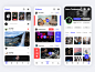Social App concept - FeedUP design social media videos feed profile modern concept social network social app social