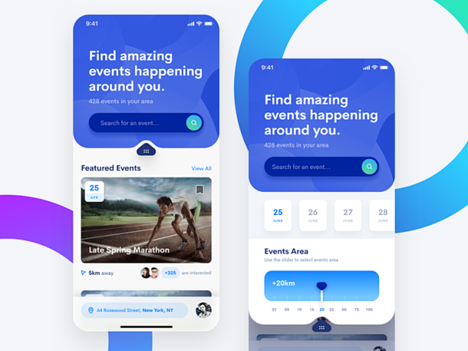 Events App filters e...