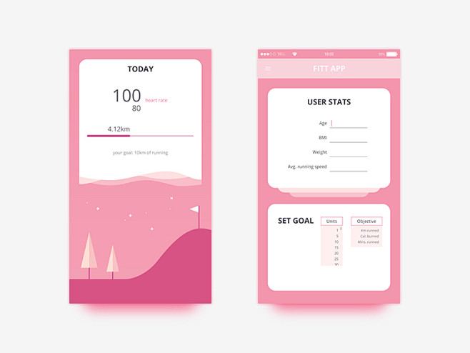 Fitness App UI kit