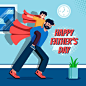 Download Celebrating Father's Day with Son for free