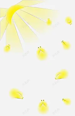 可爱萤火虫 页面网页 平面电商 创意素材