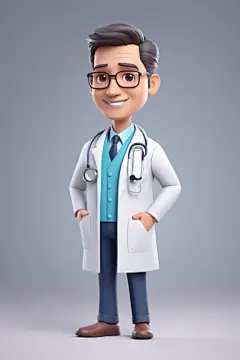 医护人员医生人物模型