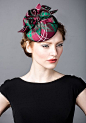 Rachel Trevor Morgan AW 2014 R14W11 - Silk taffeta tartan pillbox bows