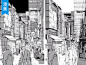 【黑白漫画】白天和晚上的光影画法PS教程