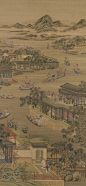 中国古典画壁纸 《十二月令图轴》