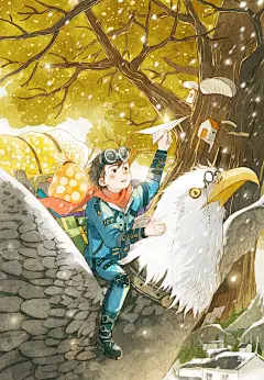 儿童杂志封面插画商业插画starry阿星  原创作品  站酷 (ZCOO (4)