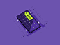 app ILLUSTRATION  Isometric robinhood Ueno