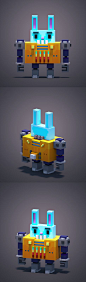 MagicaVoxel Robo Rabbit     Andrew Ebert