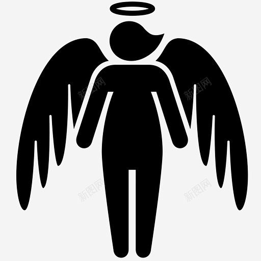 天使神圣守护者 UI图标 设计图片 免费...