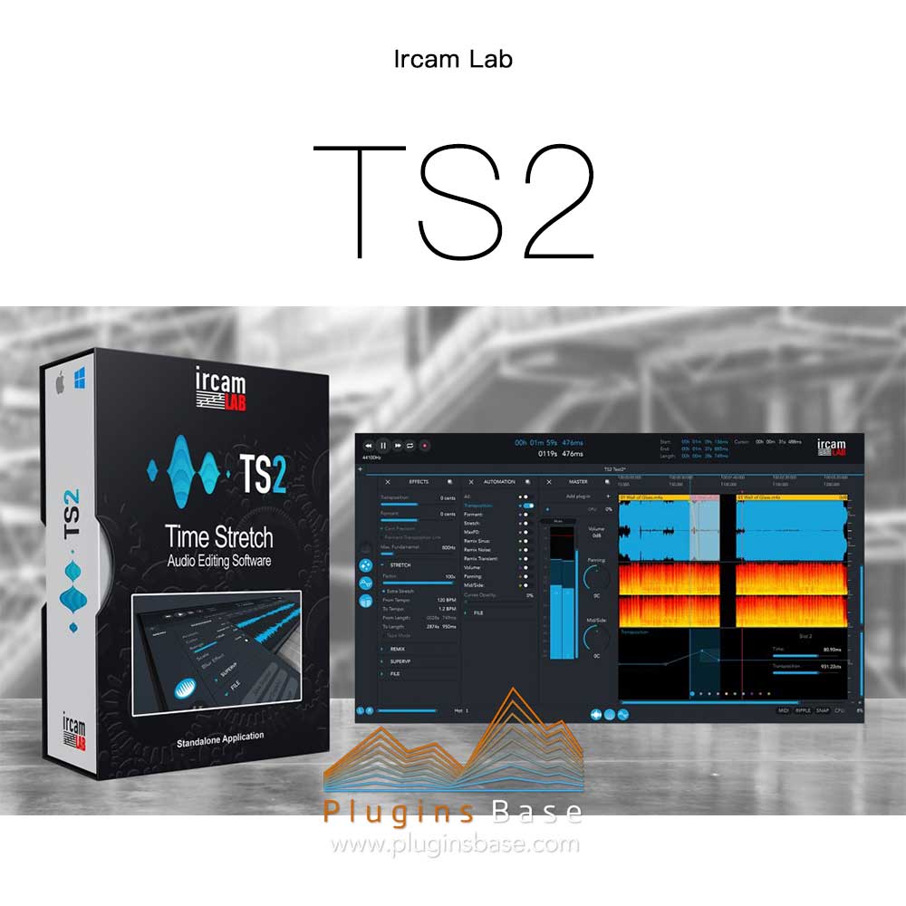 Ircam Lab TS2 2.2.4 破解版 – 强大的音频工具箱