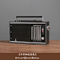 70年代复古怀旧老式收音机模型铁皮收音机拍照道具老物件装饰品-淘宝网
