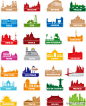 世界著名城市的图标，你最想去哪里？