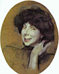 俄罗斯肖像画家瓦伦丁·亚历山德罗维奇·谢洛夫(Valentin Alexandrovich Serov)油画作品(21)
