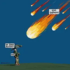 球鞋插画  瞬间提升逼格！这些大神的「球鞋潮流壁纸」每一张都想要！