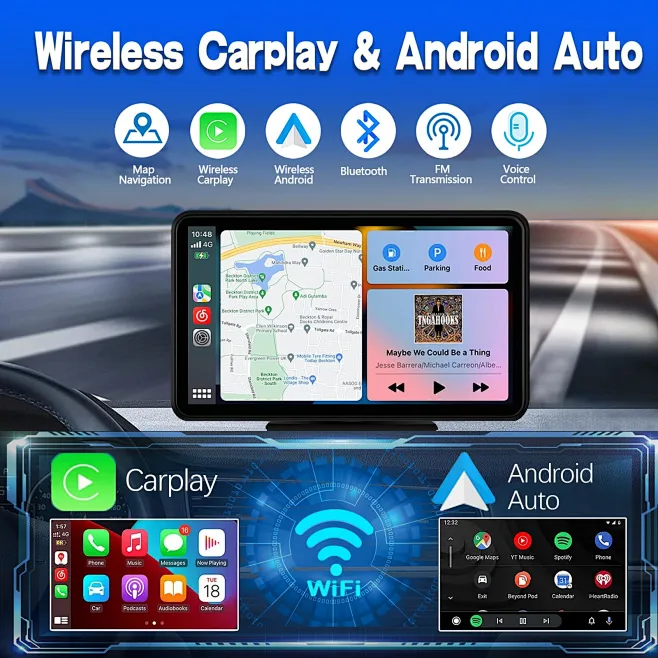 Amazon.com: Wireless Car Stereo Compatable with Apple CarPlay and ...