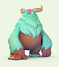 Bruffles, Julien Kaspar : A little sculpt I made on a weekend to test some new features on the Blender 2.8 sculpting branch.
Based on the amazing concept called "Bruffles" by Nicholas Kole, that he made for the game "Line". Look it up