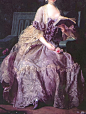 “油画中的紫色裙子”-知弋弋