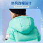 abckids儿童童鞋女童外套2024冬季新款保暖中长款羽绒服冬装上衣-tmall.com天猫
