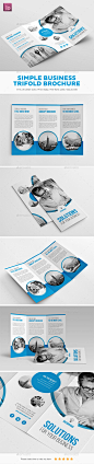 Simple Business Trifold Brochure - Corporate Brochures